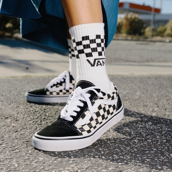 Vans Other - Vans Checkerboard Old Skool Sneakers - Black & White primary check VN0A38G1P0S